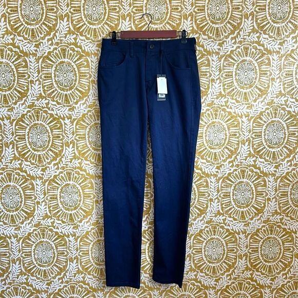 NWT RHONE Everyday 5-Pocket Comfort Stretch Cotton Pants in Navy size 28 - Picture 8 of 14